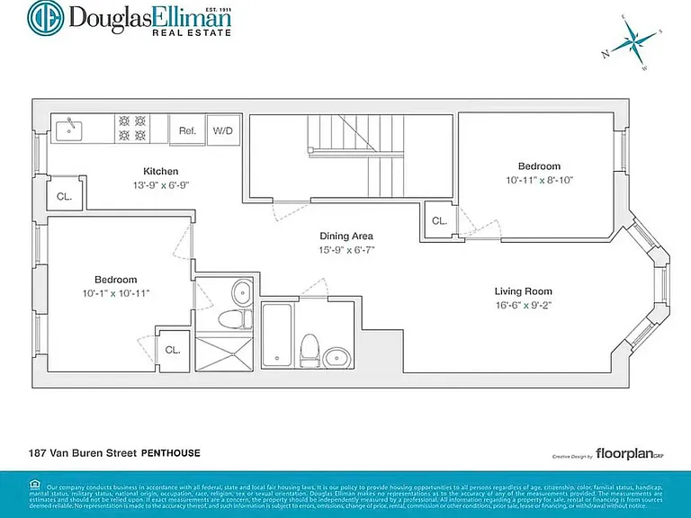 187 Van Buren St #PENTHOUSE — Photo 2