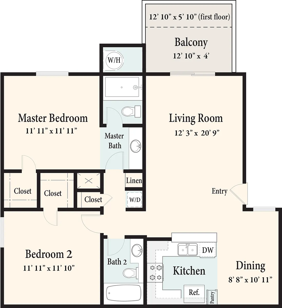 Floor plan E