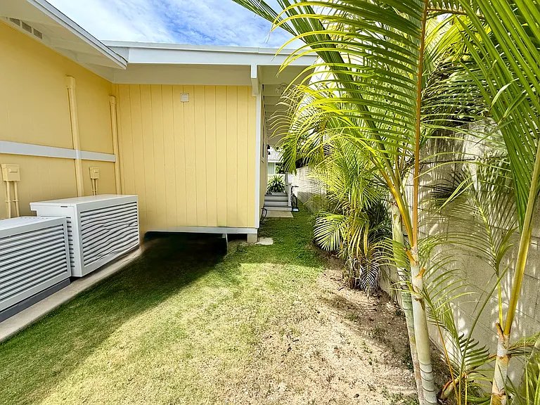 Back side of cottage