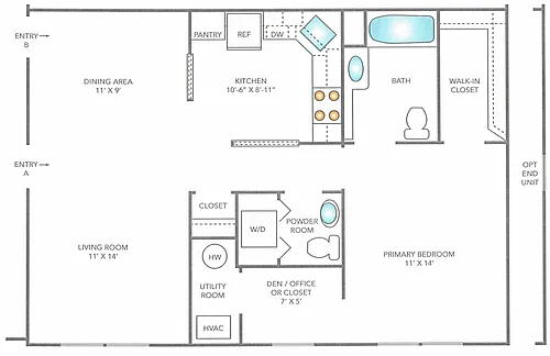 Floor plan Andover