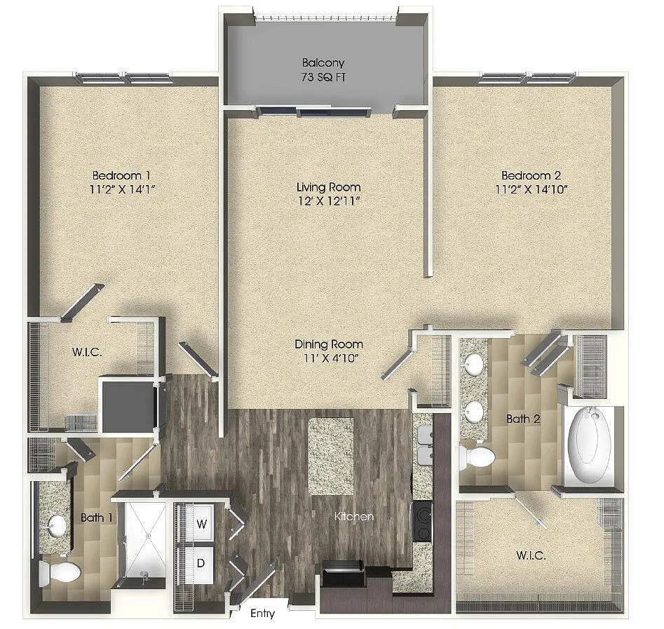 Floor plan B2