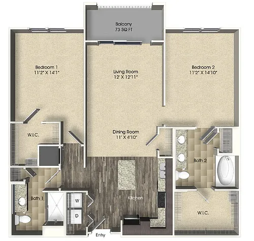 Floor plan B2