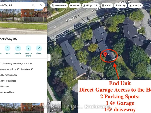 431 Keats Way #5, Waterloo, ON N2L 5S7