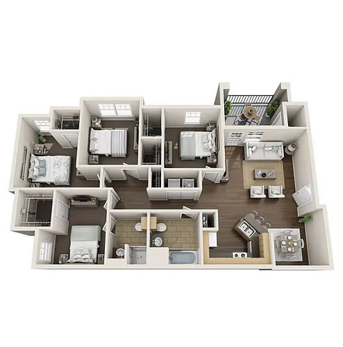 Floor plan D1-50