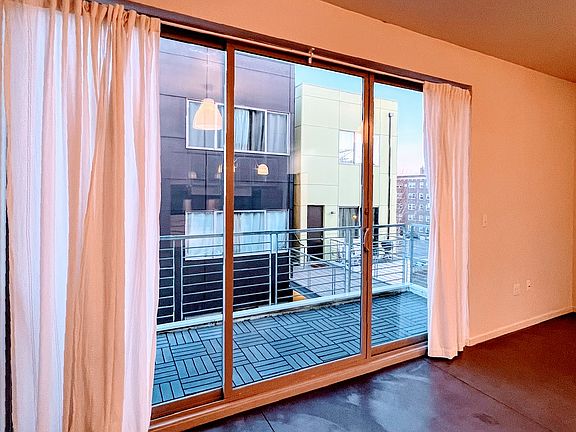 Balcony with city view
