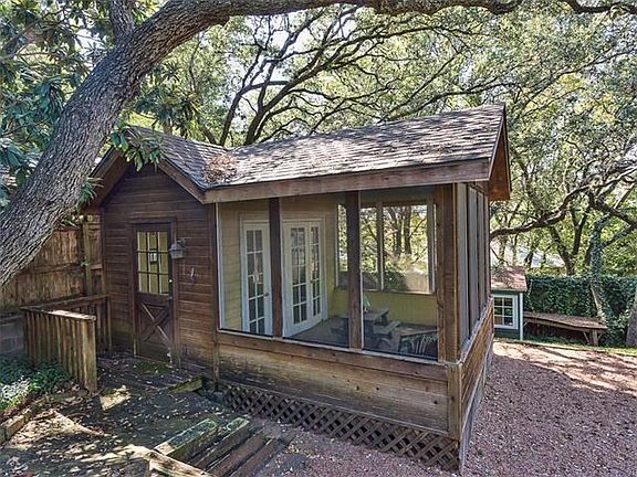 Playhouse with screened porch.
