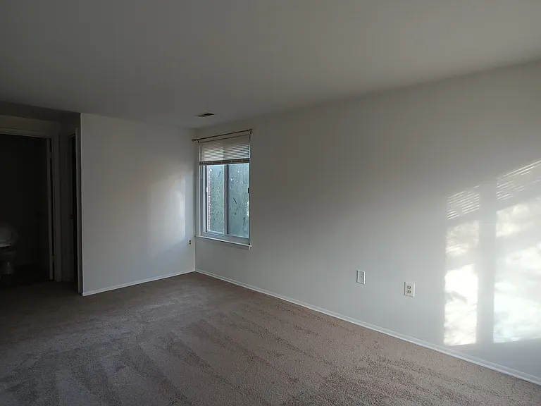 master bedroom with new carpet