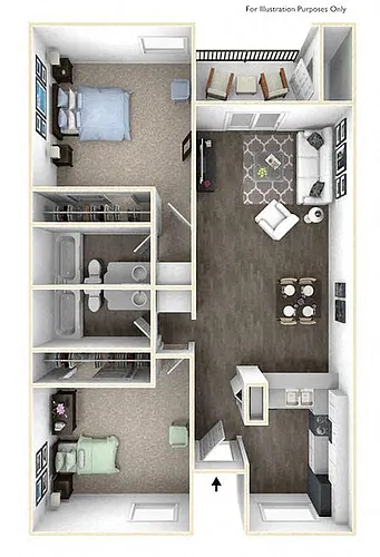 Floor plan Sequoia Renovated