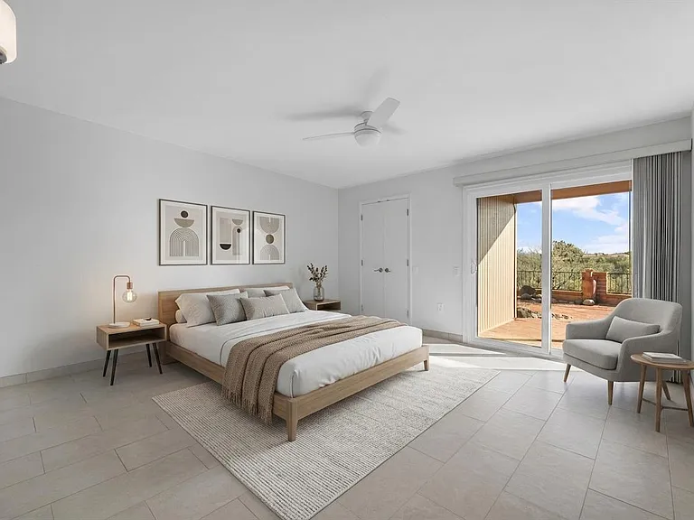 Primary Bedroom with Patio Access