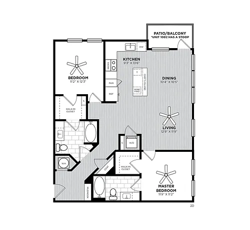 Floor plan Ogee Renovated