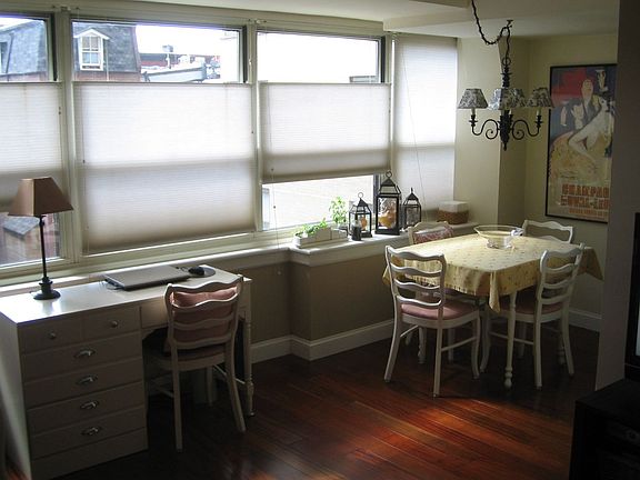 Turning toward kitchen