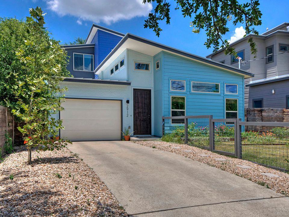 Home sits back from street