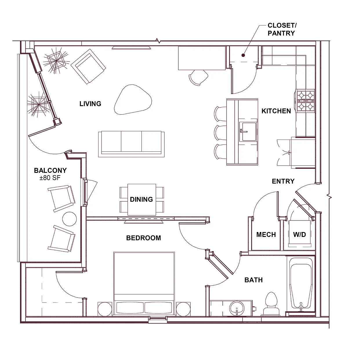 Floor plan Ecru