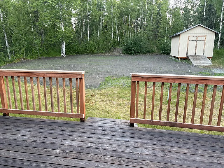 View from deck