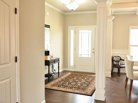 Looking to front door