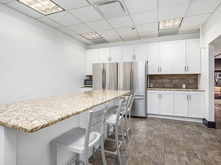 kitchen in commons area