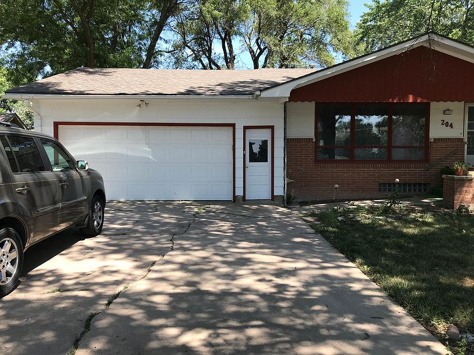 Enter apartment through the garage.