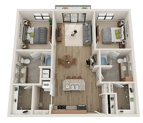 Floor plan B2