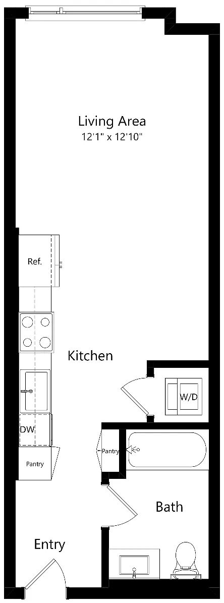 Floor plan Studio S4