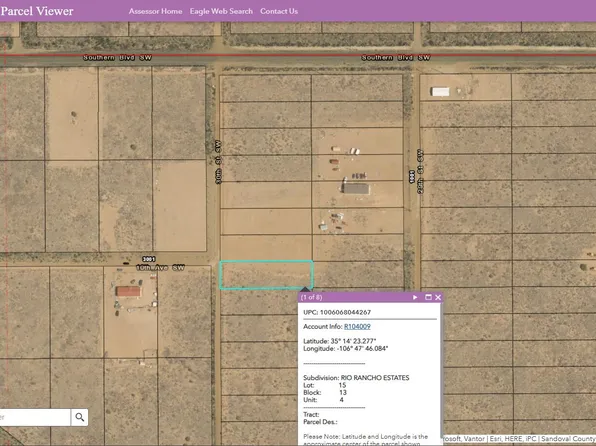 30th U4 B13 L15 St SW, Rio Rancho, NM 87124
