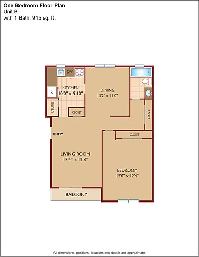 Floor plan $2.14/sq.ft. - B