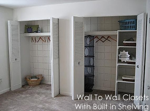 Wall to wall closets