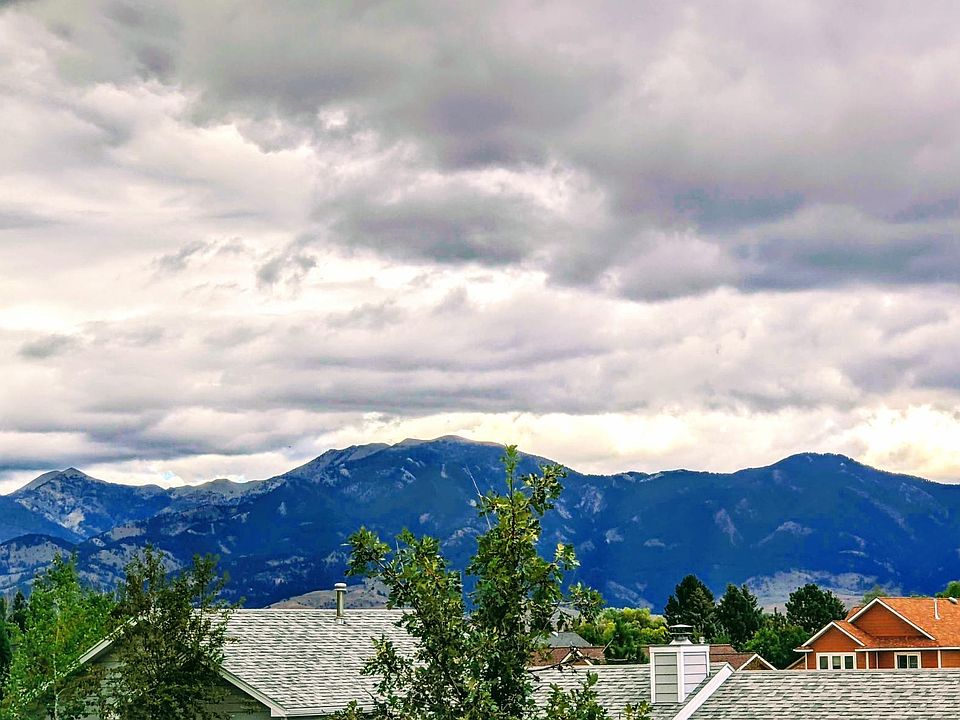View of the Bridger Mountains from the Master Bedroom