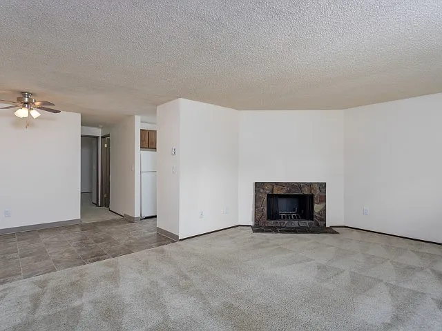 Living Room with Fireplace