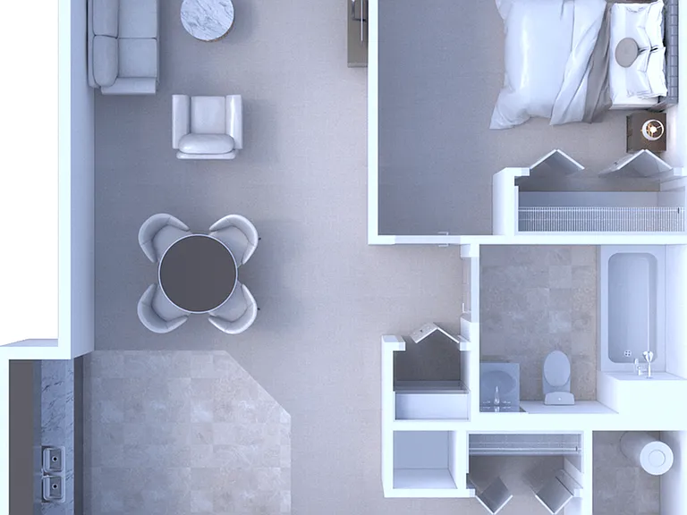 RiverView 1BD 1Bath 794sqft RiverView 1BD 1Bath 794sqft