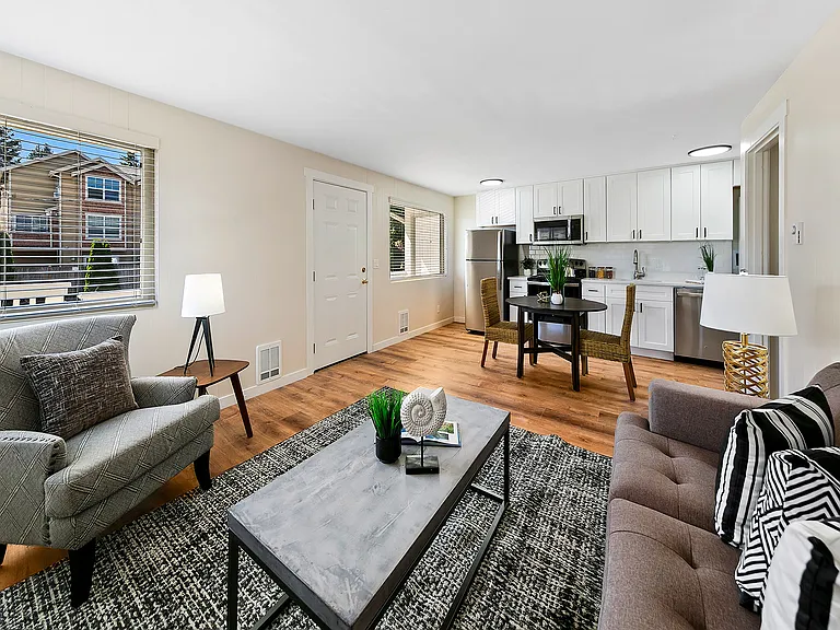Open floor plan.