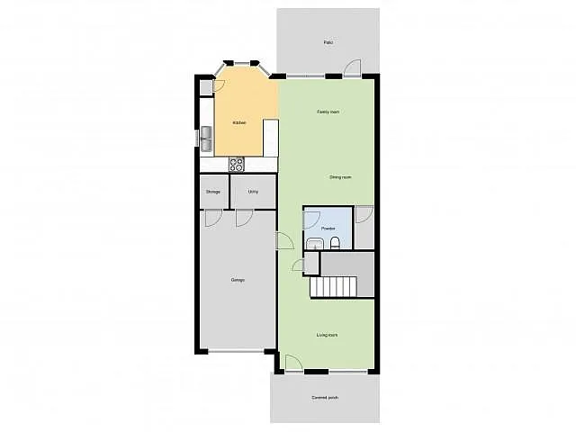 CGO/SNCO 3 Bedroom, First Floor. - Fort Sill On-Post Housing