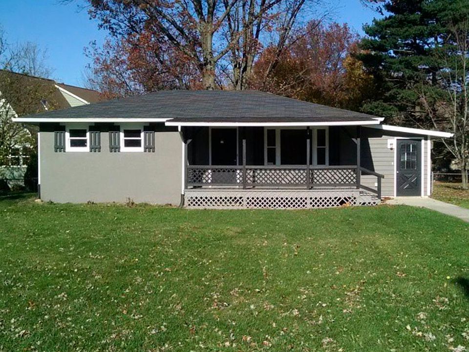 The black door on the right side of the house is the private entrance.
