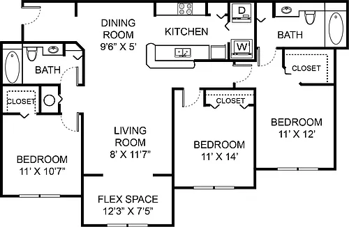 Floor plan C4
