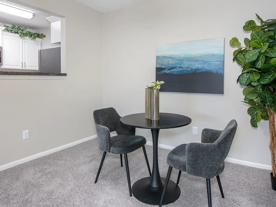 Enjoy convenient dining areas with ample counter space for meal prep and entertaining, professionally operated by Highlands Vista Group.