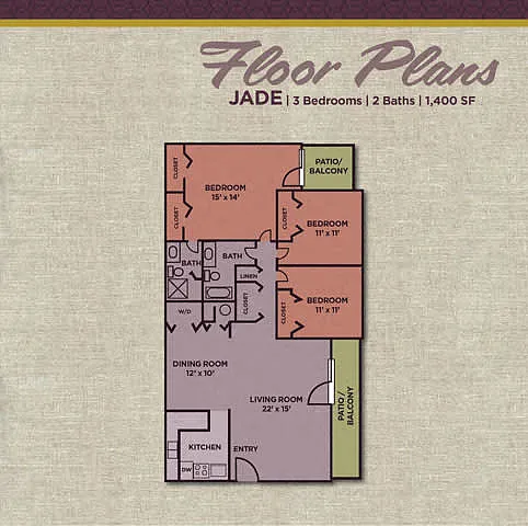 Floor plan Jade (3.20 A)