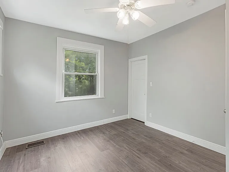 Back bedroom with walk-in closet