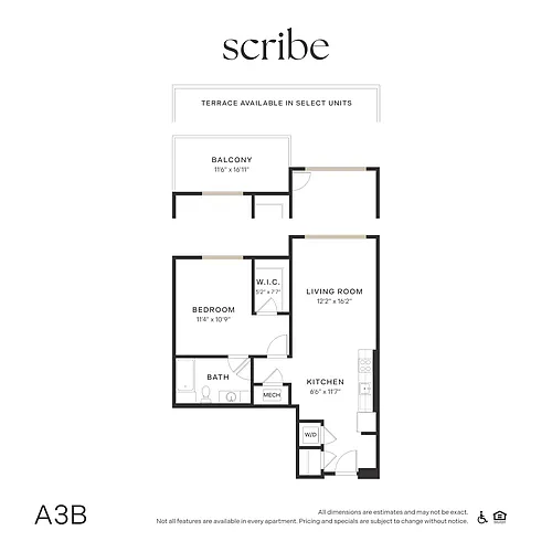 Floor plan A3B