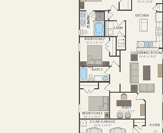 First Floor 3 br 2 ba