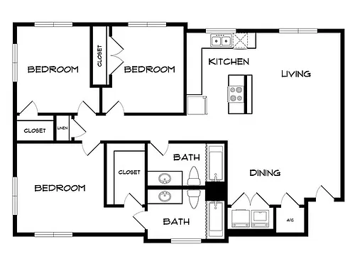 Floor plan The Live Oak