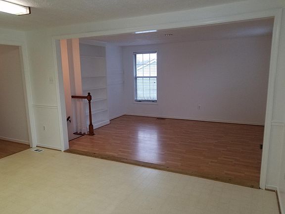 Living room from eat-in kitchen.