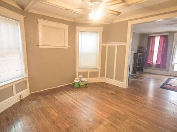 Large sunny dining room