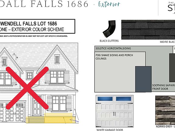 Exterior color selections