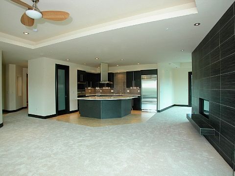 Kitchen, Living Room