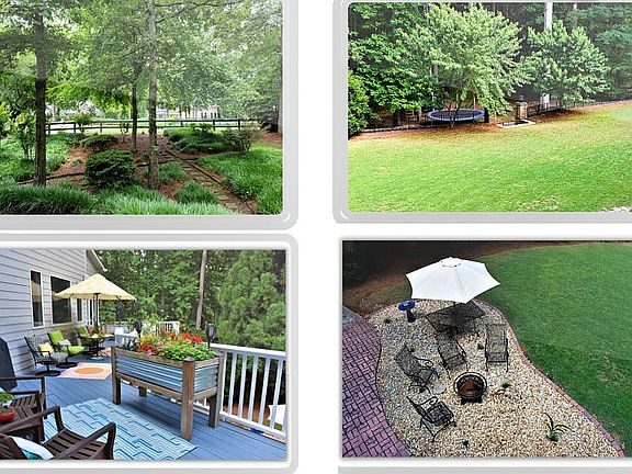 front and backyard views