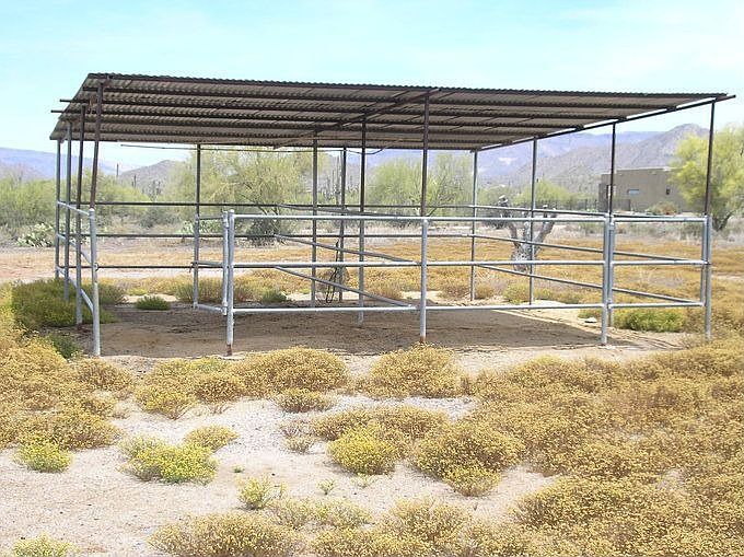 Two Stall Covered Stalls