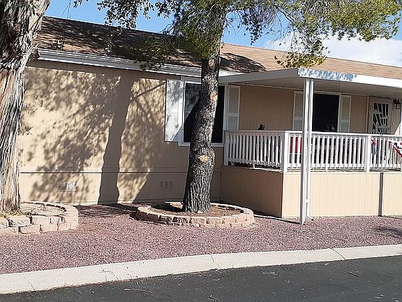 Back view of front porch