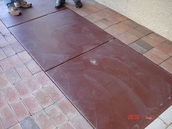 Stained Walkway