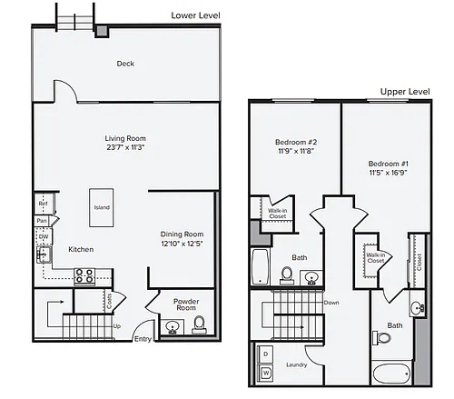 Floor plan 2TH-E01-114