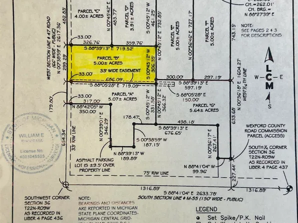PARCEL Road 47 #G, Cadillac, MI 49601