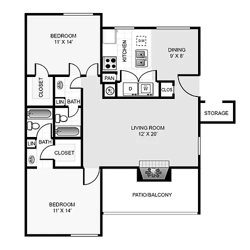 Floor plan 22C